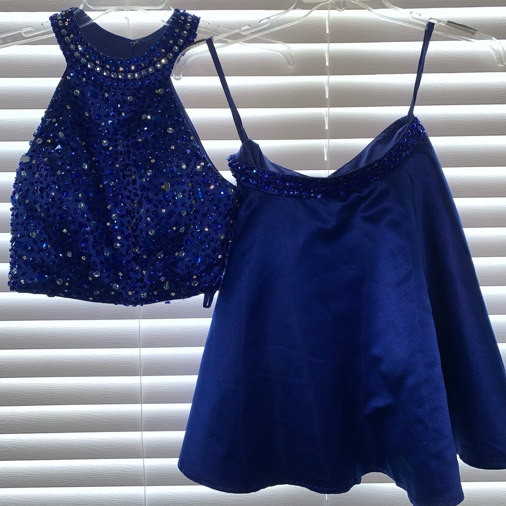 Two piece homecoming dress